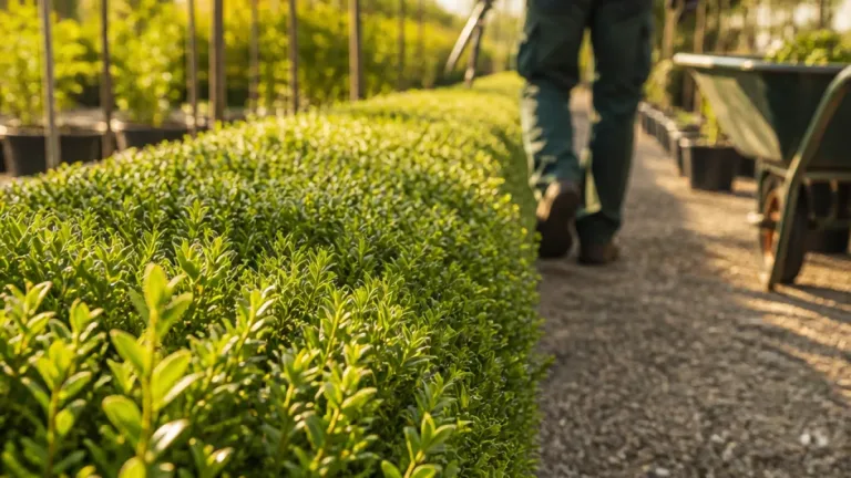 Lonicera nitida 'Tidy Tips', l'alternative compacte au buis pour des bordures nettes
