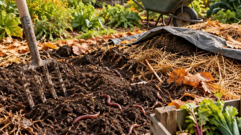 Au jardin, l’automne prépare déjà la terre aux plantations du printemps